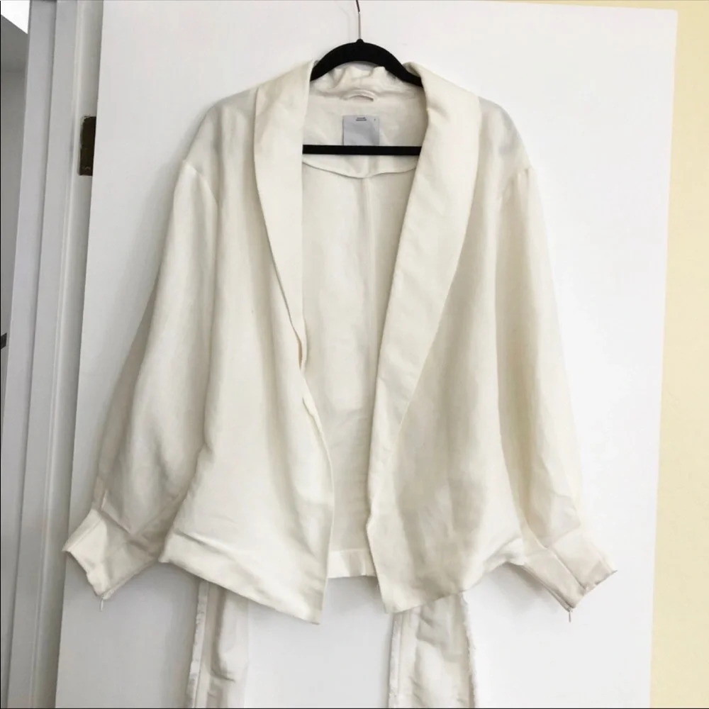 C/MEO COLLECTIVE White Linen Blazer - Picture 4 of 8